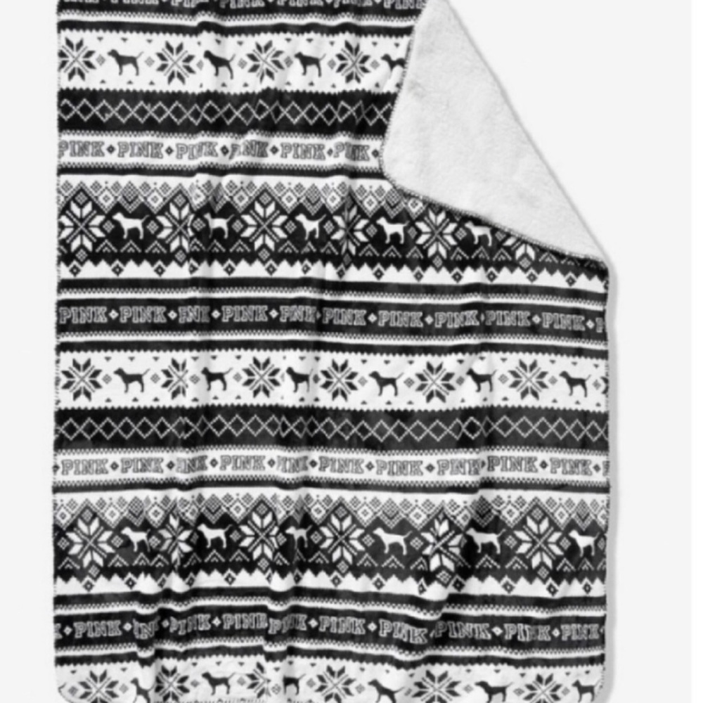 Pink Victoria secret blanket